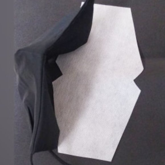 NEW BLACK RE USE-ABLE MASK WITH FILTER - Picture 5 of 5